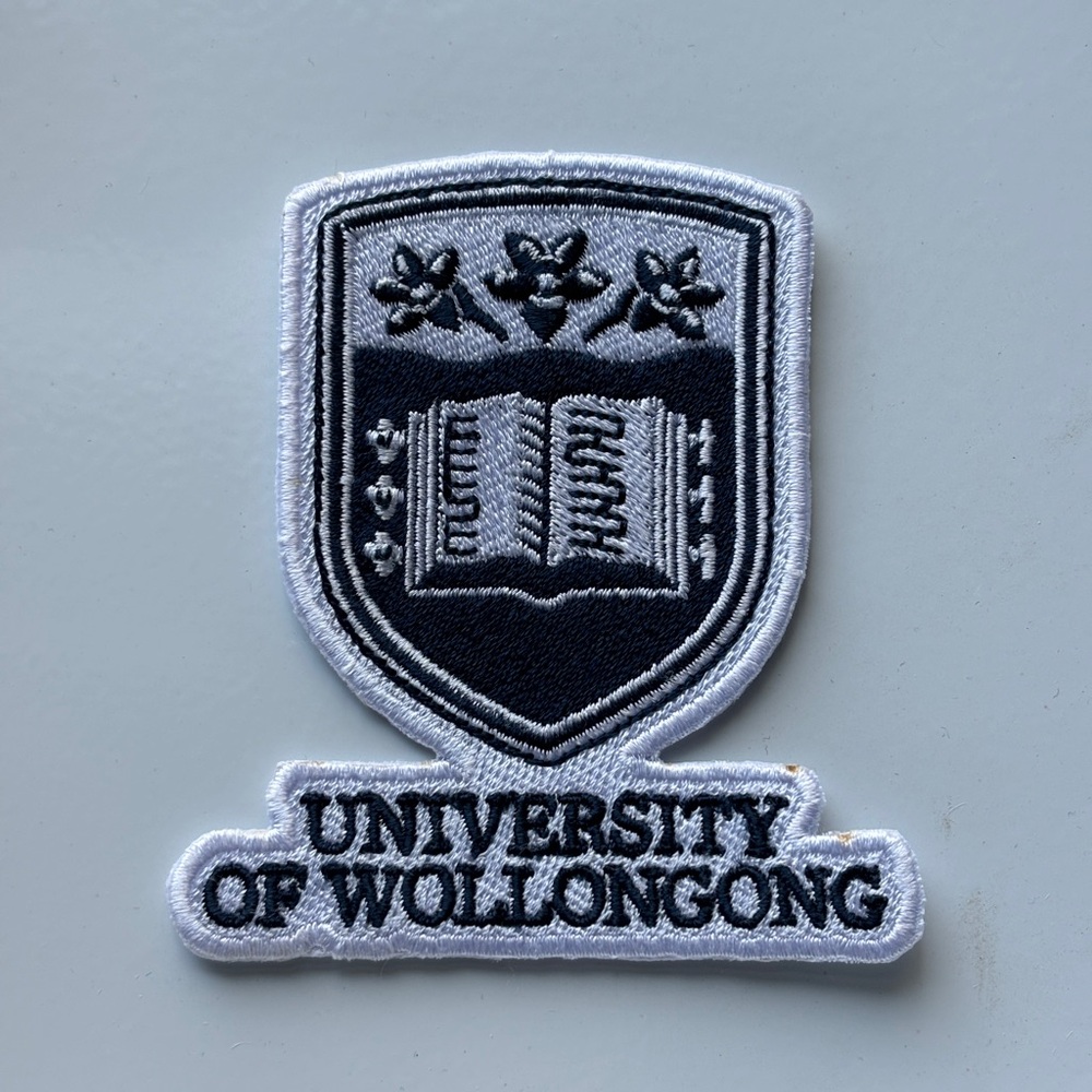 Australia University of Wollongong Embroidered Patch UOW Wollongong Australia